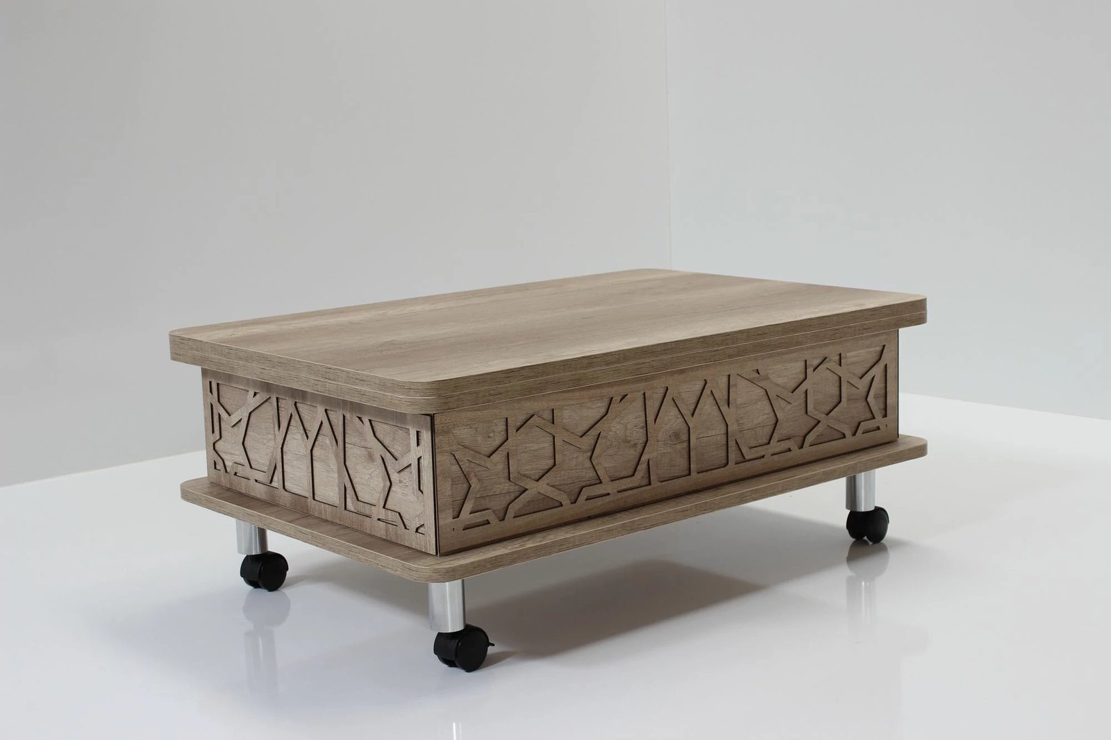 Tavolinë kafeje Alaska, Skye Decor, ngjyrë Alaska, dimensione të rregullueshme