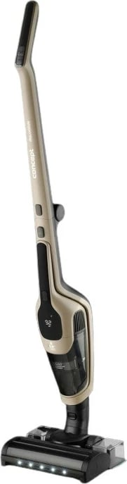 Fshesë me korrent pa kabllo vertikale 3‑në‑1, Concept, VP4220, 0.55 L, HEPA 13, deri 77 min, 160 W, bezhë/zezë