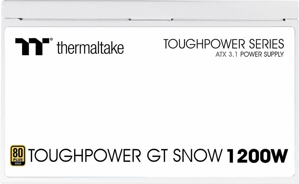 Furnizues energjie Thermaltake Toughpower GT Snow 1200W, ATX 3.1, 80 Plus Gold, i bardhë