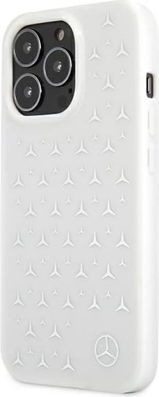Mbështjellës Mercedes MEHCP13LESPWH për iPhone 13/13 Pro 6.1", Stars Pattern, i bardhë