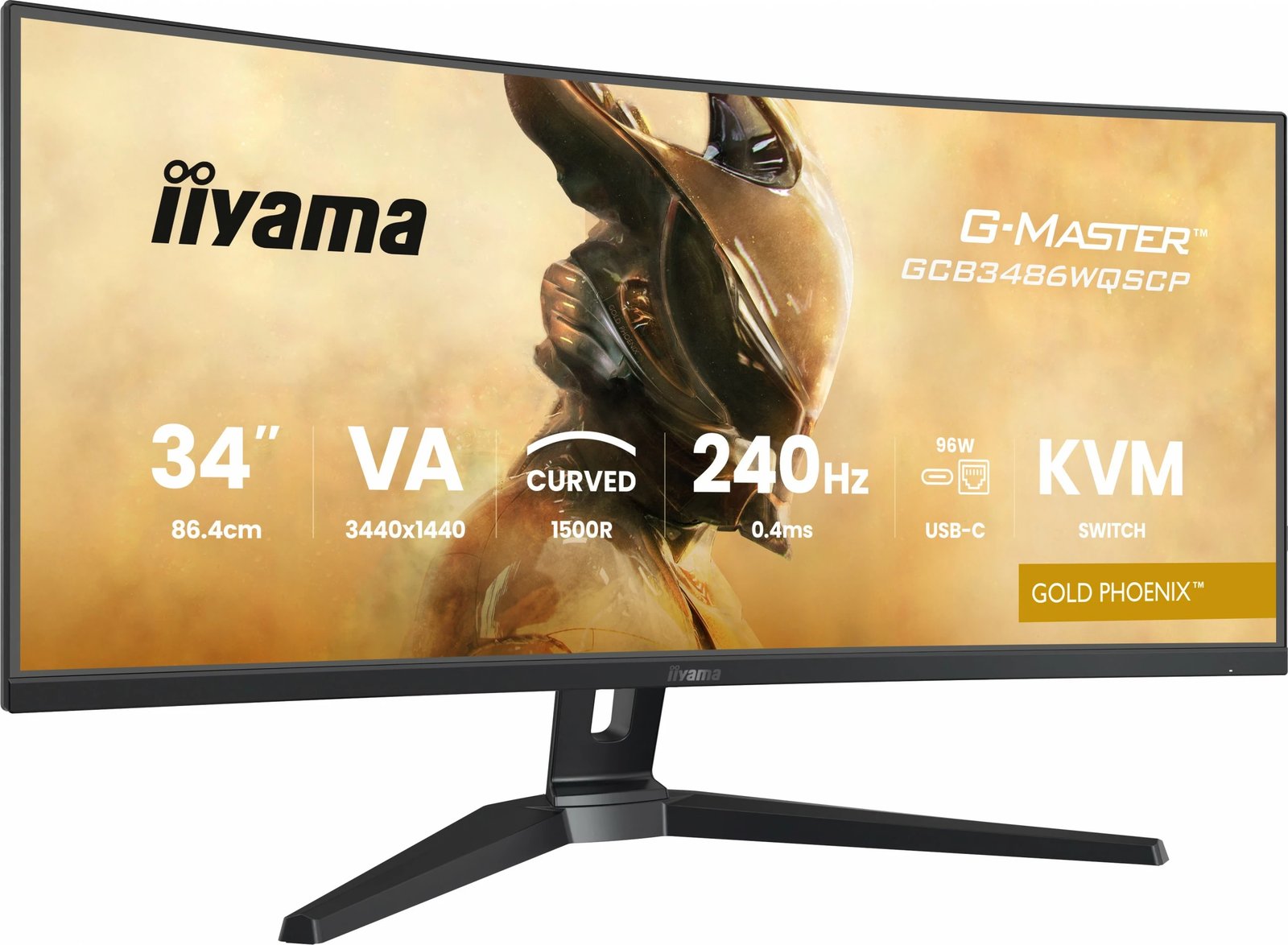 Monitor iiyama G-Master GCB3486WQSCP 34 inç, 3440x1440, 240Hz, KVM, i zi Monitor iiyama G-Master GCB3486WQSCP 34 inç, 3440x1440, 240Hz, KVM, i zi