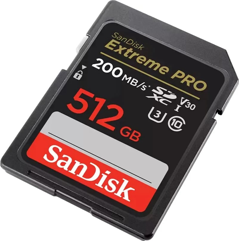 Kartë Kujtese SanDisk Extreme PRO 512 GB SDXC Class 10, e zezë