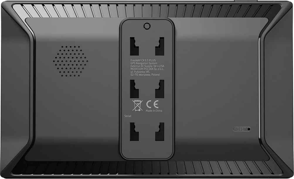 GPS navigacion për vetura MODECOM FreeWAY CX 9.3 PLUS me iGO Navigation, 16 GB, E zezë