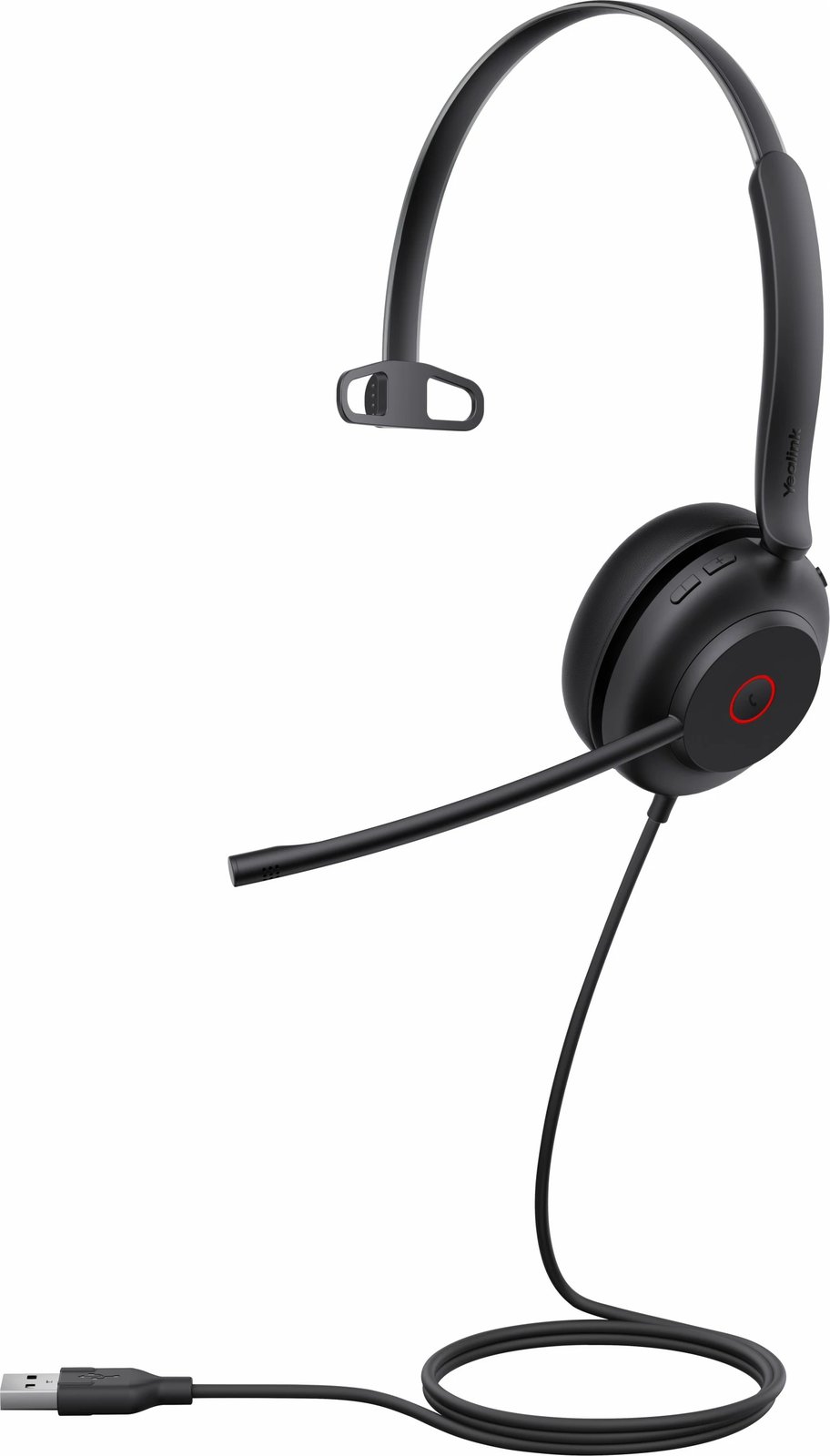 Kufje me mikrofon Yealink UH35 Mono UC, USB-A, për zyrë/call center, e zezë Kufje me mikrofon Yealink UH35 Mono UC, USB-A, për zyrë/call center, e zezë