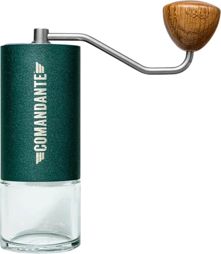 Mulli dore për kafe Comandante C40 MK4 Nitro-Blade Racing Green
