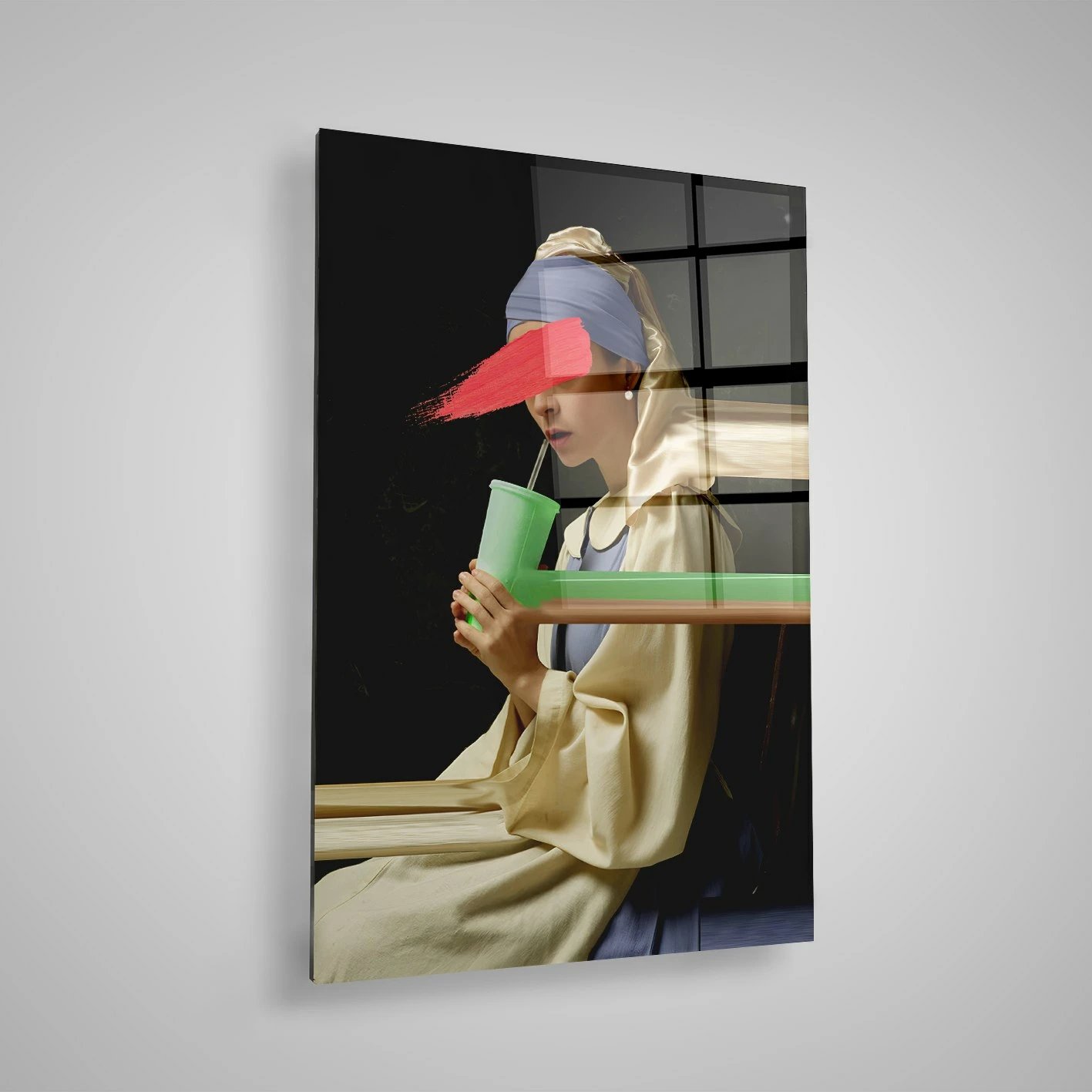 Pikturë dekorative prej xhami të temperuar, shumëngjyrëshe, CAM3742 - 70100