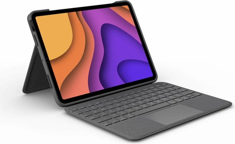 Tastierë me mbështjellës Logitech Slim Folio për iPad Air 10.9"/iPad Pro 11", Bluetooth, Oxford Grey
