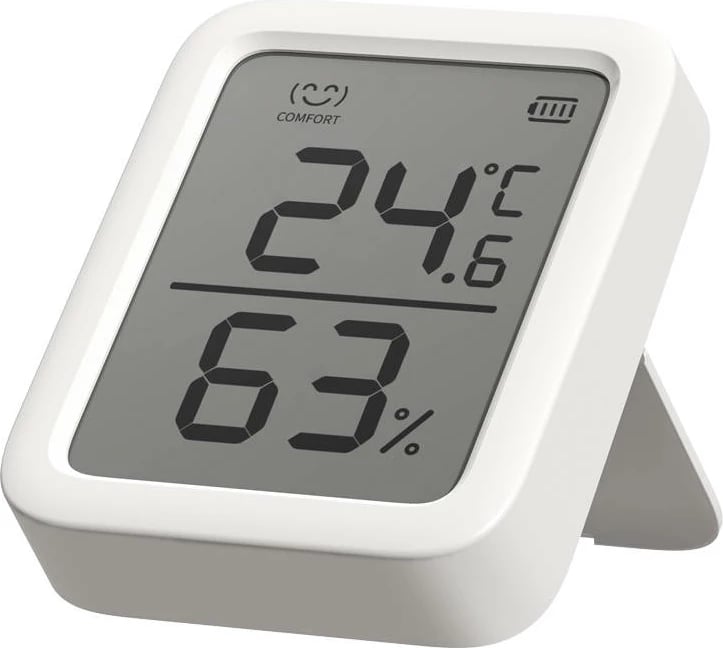Termometër dhe higrometër SwitchBot Meter Plus, Bluetooth, i bardhë
