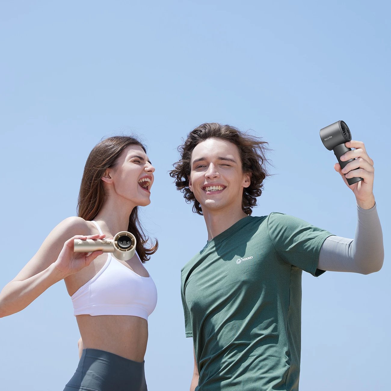 Ventilator dore Jisulife Pro1 S FA53PRO, 5000 mAh, USB-C, Gri e errët