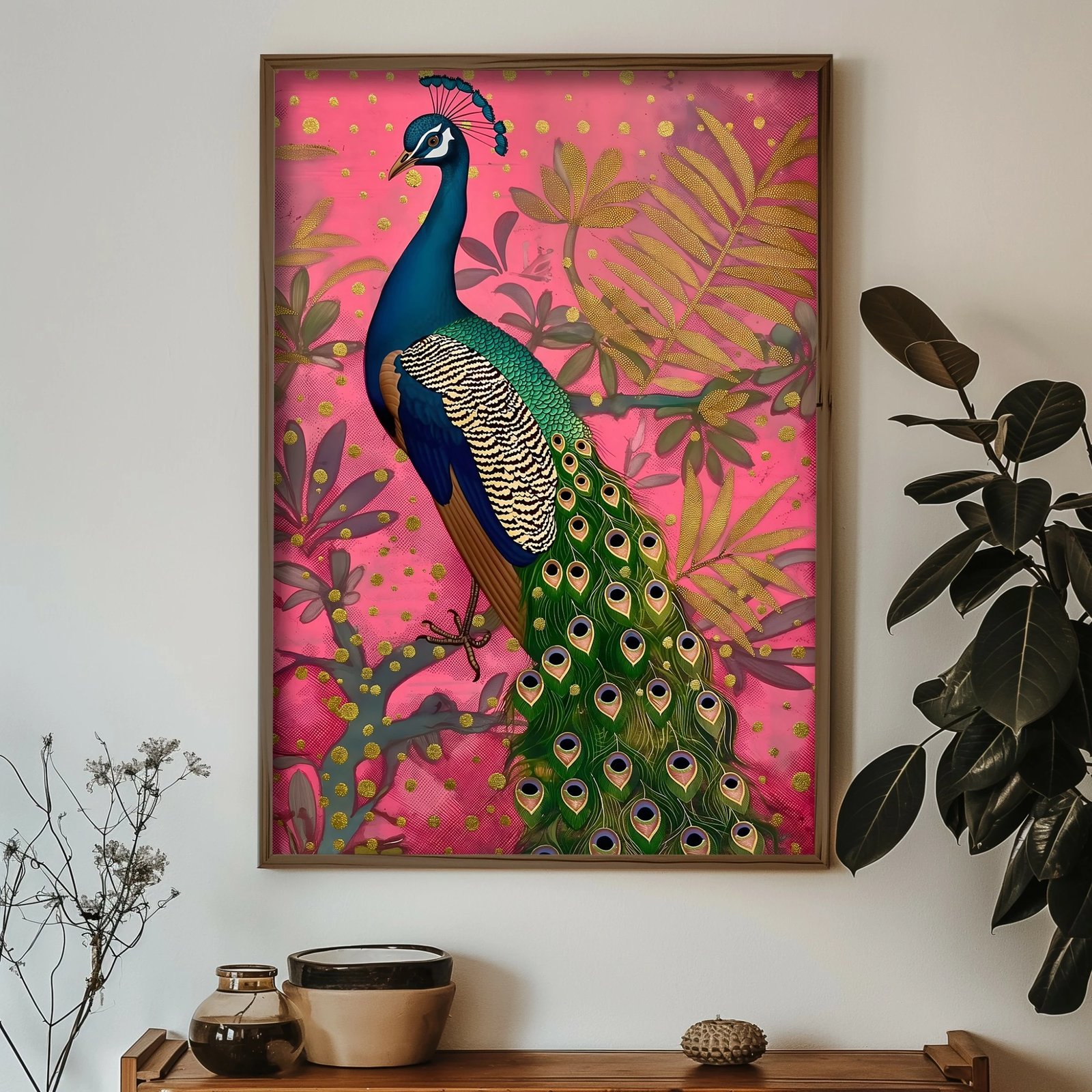 Pikturë dekorative me kornizë MDF, Wallity, GE137-L