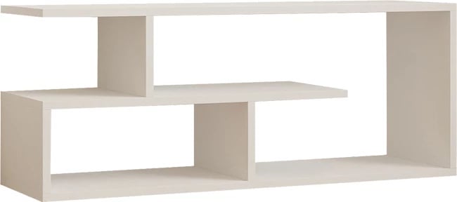 Mbajtës TV Waldo, ngjyrë e bardhë, 100x29.5x40cm