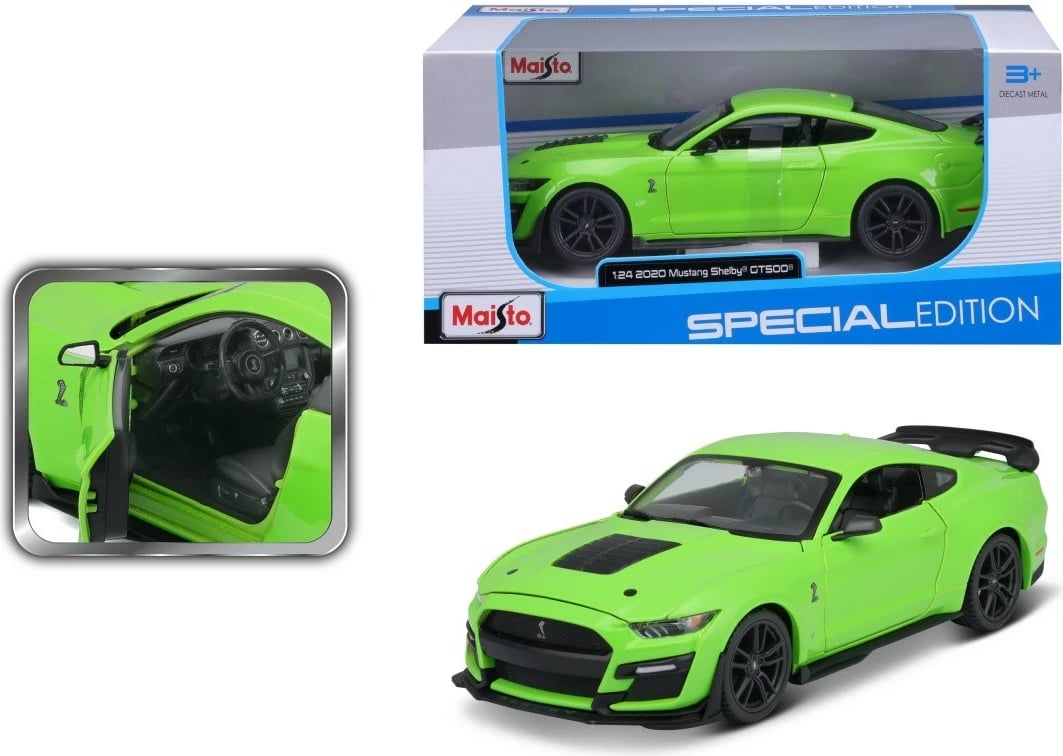 Model makine Maisto Mustang Shelby GT500 2020, 1:24, Jeshile