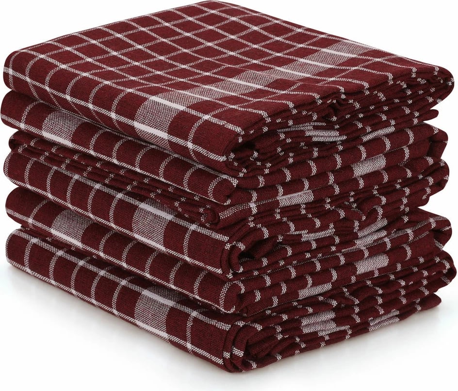 Set peshqirësh për larje (10 copë), Hermia, Küp, ngjyrë e kuqe e errët Set peshqirësh për larje (10 copë), Hermia, Küp, ngjyrë e kuqe e errët