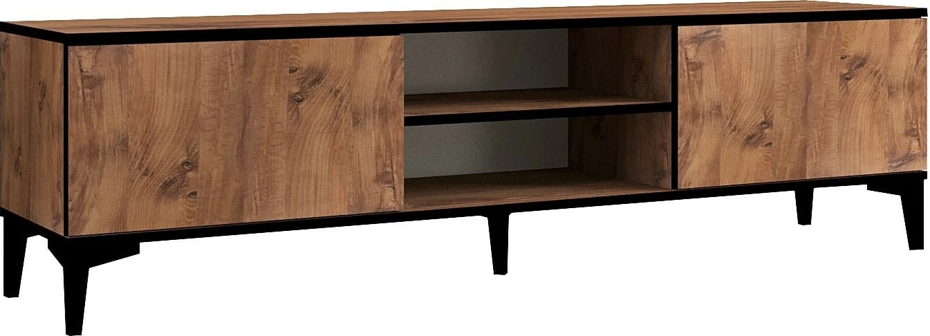 Komodë TV Hanah Home, ngjyrë Atlantic Pine dhe e zezë