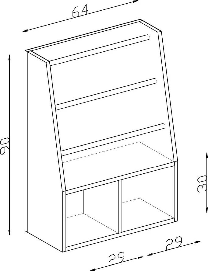 Raft librash Hanah Home, Coco - lisi safir