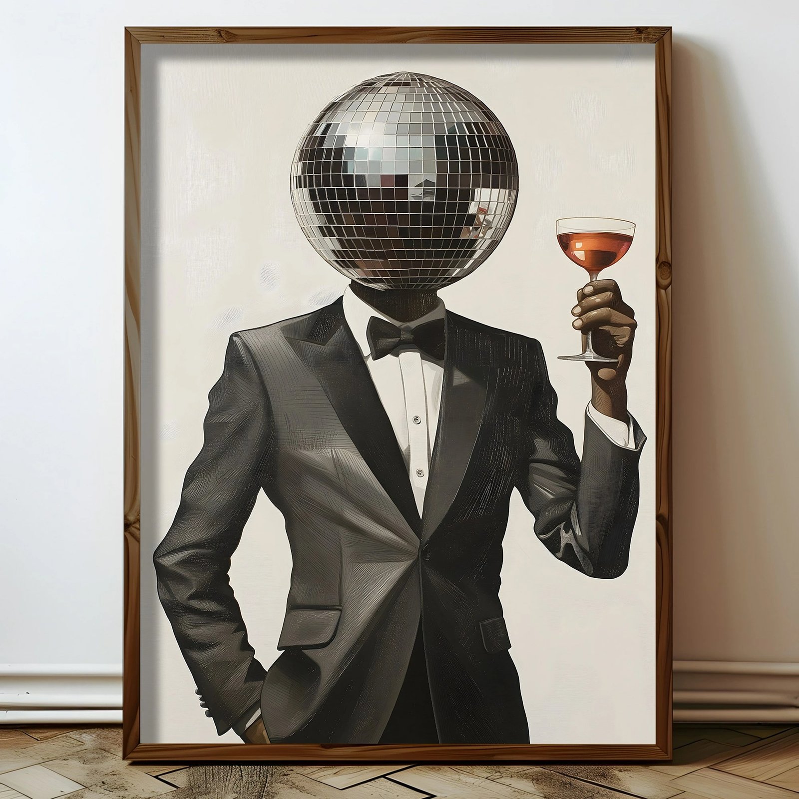 Pikturë dekorative me kornizë MDF, shumëngjyrëshe, HUM080, 50x70x3.5cm