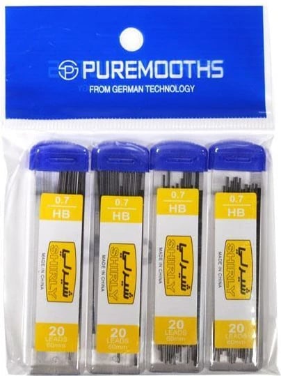 Refillë për laps mekanik NEXT 0.7mm HB, paketë me 4 copë