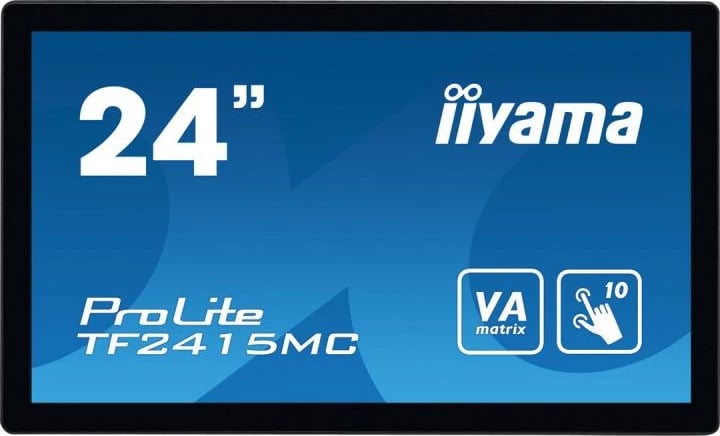Monitor me prekje, iiyama ProLite TF2415MC-B2 24" PCAP VA, IP65 front, Black