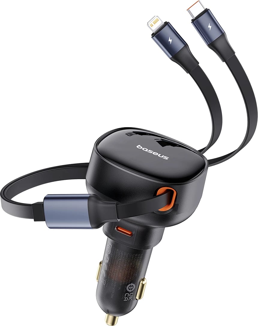 Karikues veture Baseus Enjoyment, 60W, me kabllo USB-C/Lightning, i zi Karikues veture Baseus Enjoyment, 60W, me kabllo USB-C/Lightning, i zi