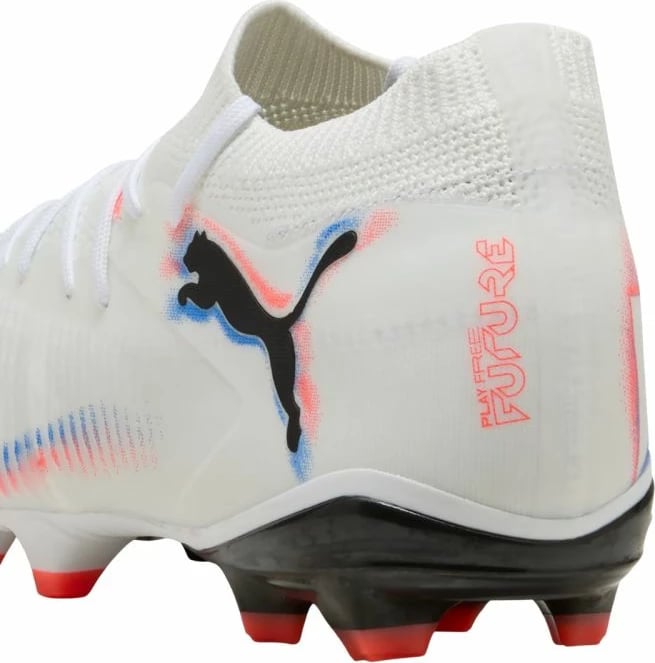 Çizme futbolli Puma për meshkuj, të bardha-portokalli