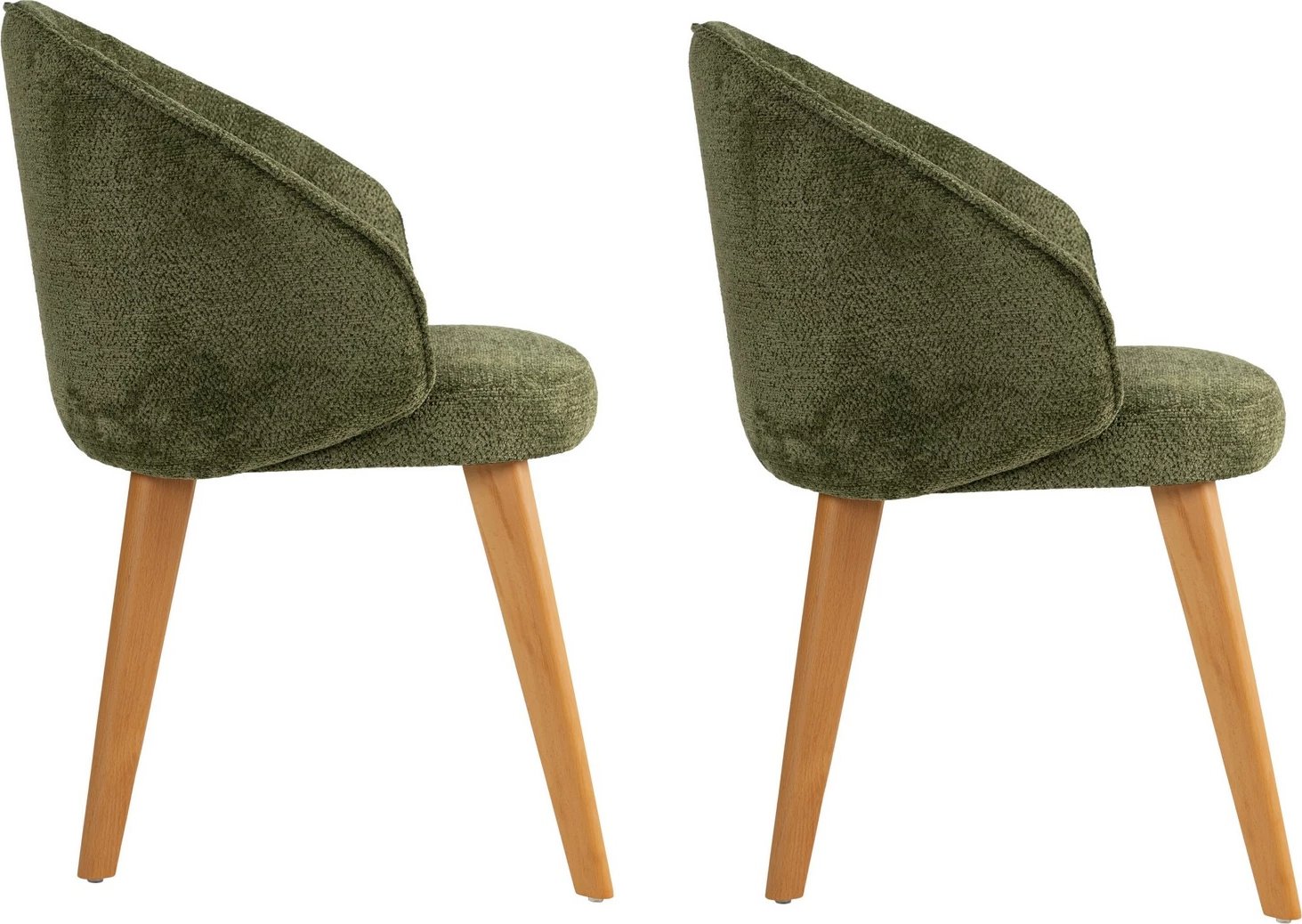 Set karrigesh (2 copë) Skye Decor, Bentley, e gjelbër, lisi i errët