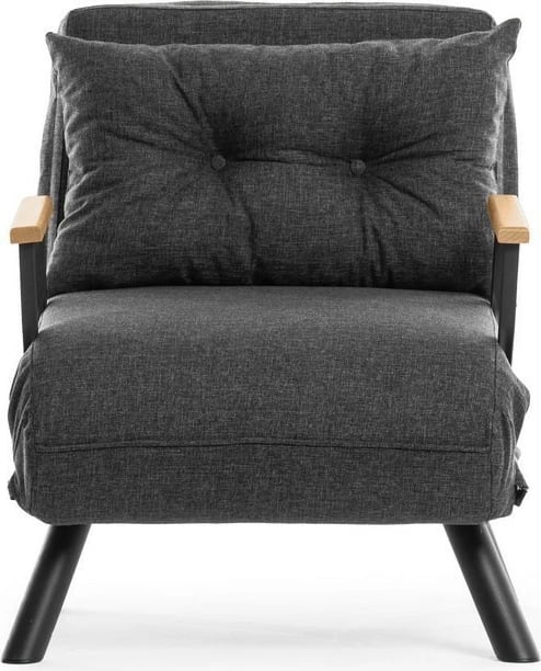 Krevat-karrige një vendës, Sando Single, ngjyrë gri e errët