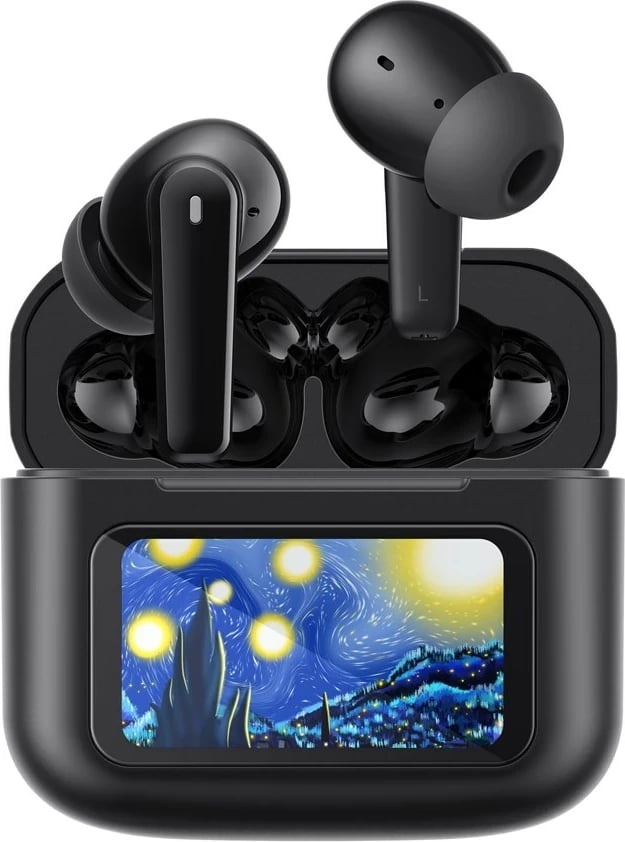 Kufje wireless HAVIT TW956, TWS, për muzikë dhe thirrje, e zezë Kufje wireless HAVIT TW956, TWS, për muzikë dhe thirrje, e zezë