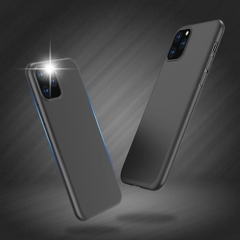 Mbështjellës fleksibil gel Hurtel për iPhone 15 Plus, TPU, i zi
