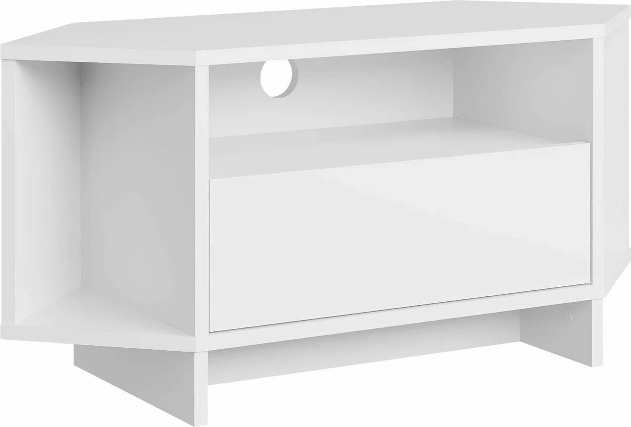 Komodë për TV Skye Decor, e bardhë, Viva