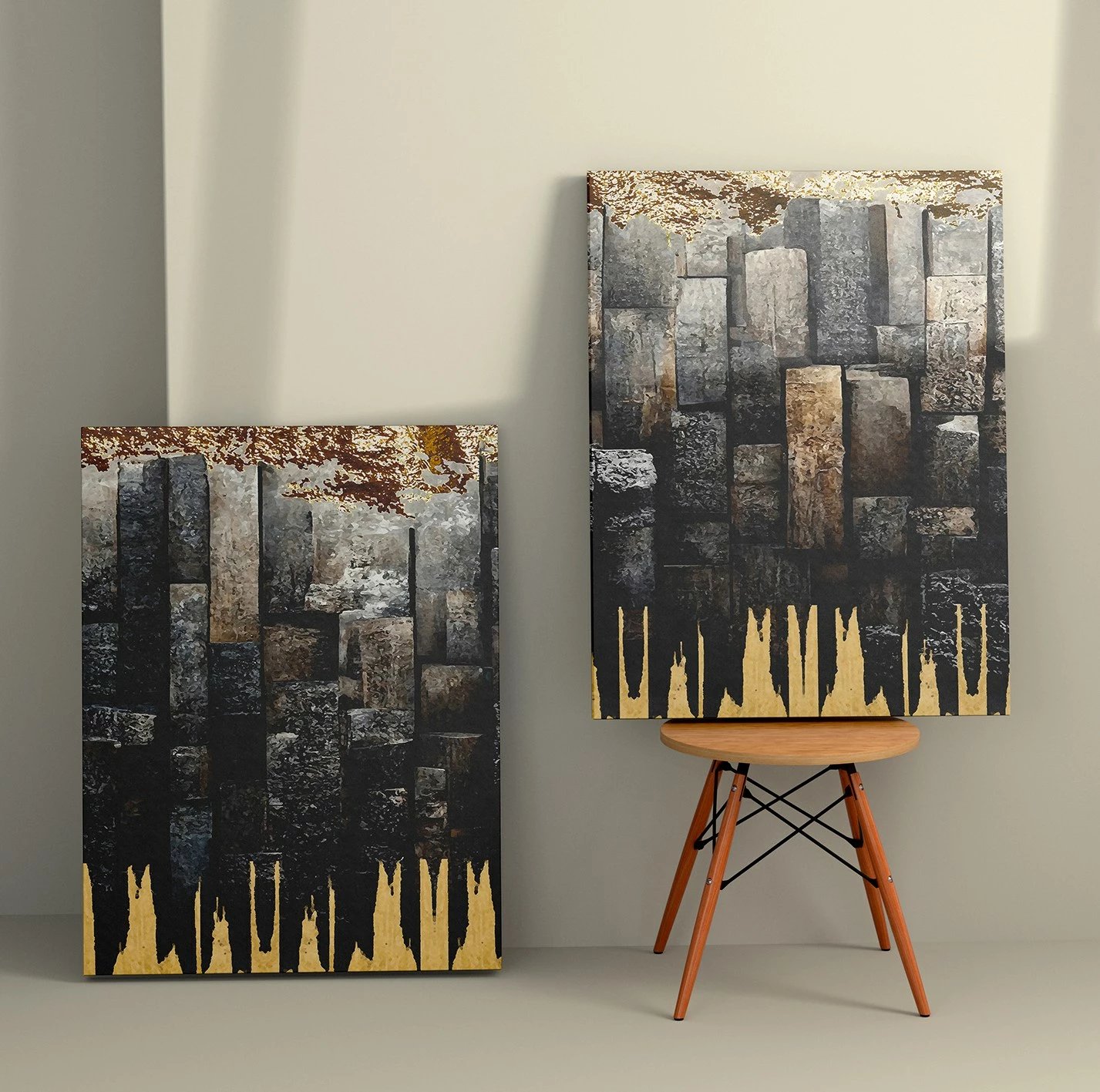 Pikturë dekorative në kanavacë (2 copë), Wallity, 2KNV4342, 50x70 cm