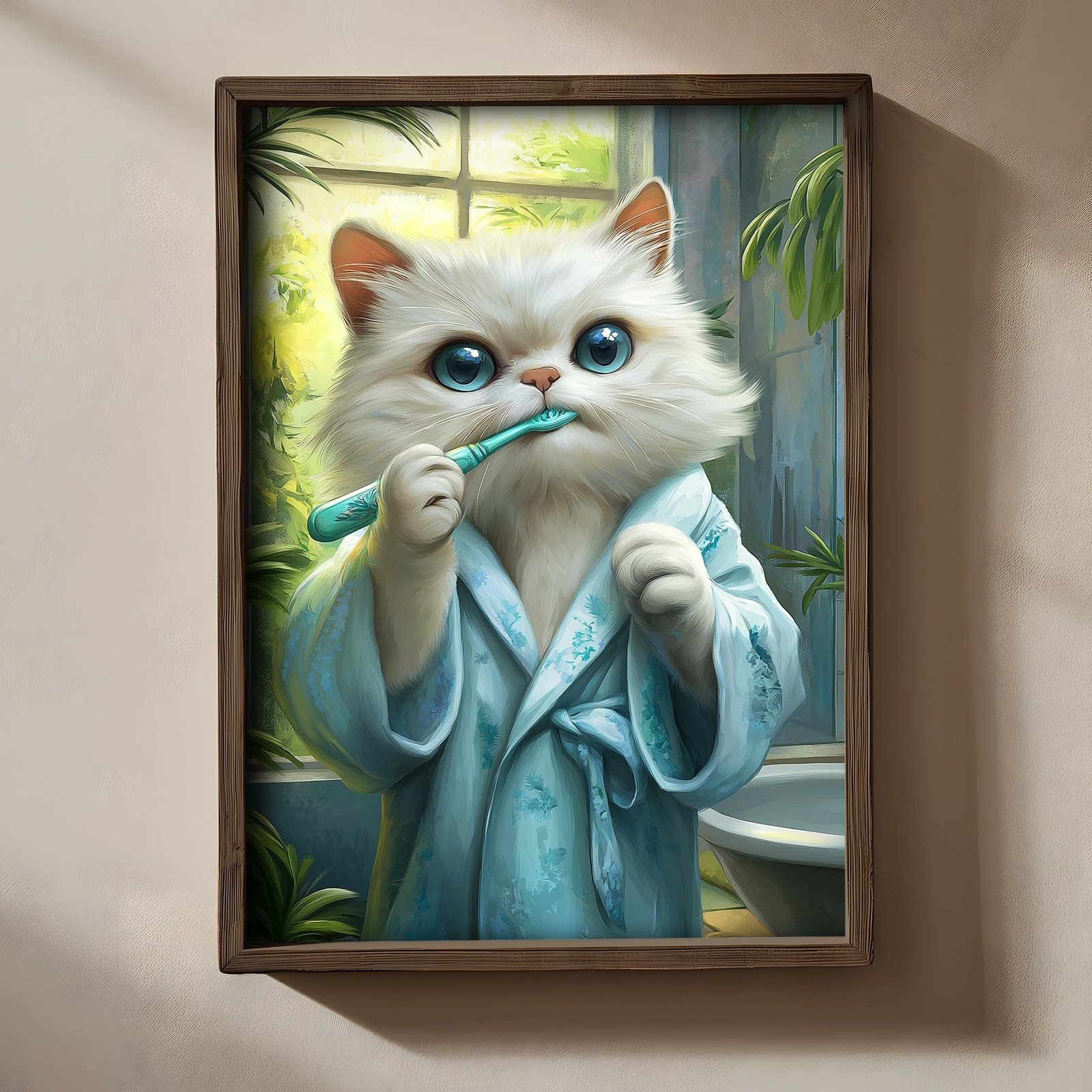 Pikturë dekorative me kornizë MDF, shumëngjyrëshe, Wallity, TUN067-L, 35x47x2 cm