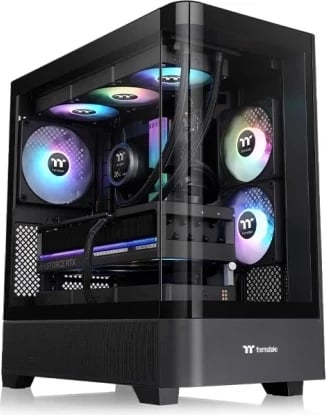 Kasë Thermaltake View 290 Midi Tower, xham i temperuar, e zezë