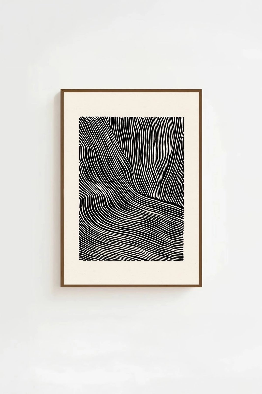 Pikturë dekorative me kornizë, shumëngjyrëshe, Wallity, Lmnmdlkahve32, 33x48cm