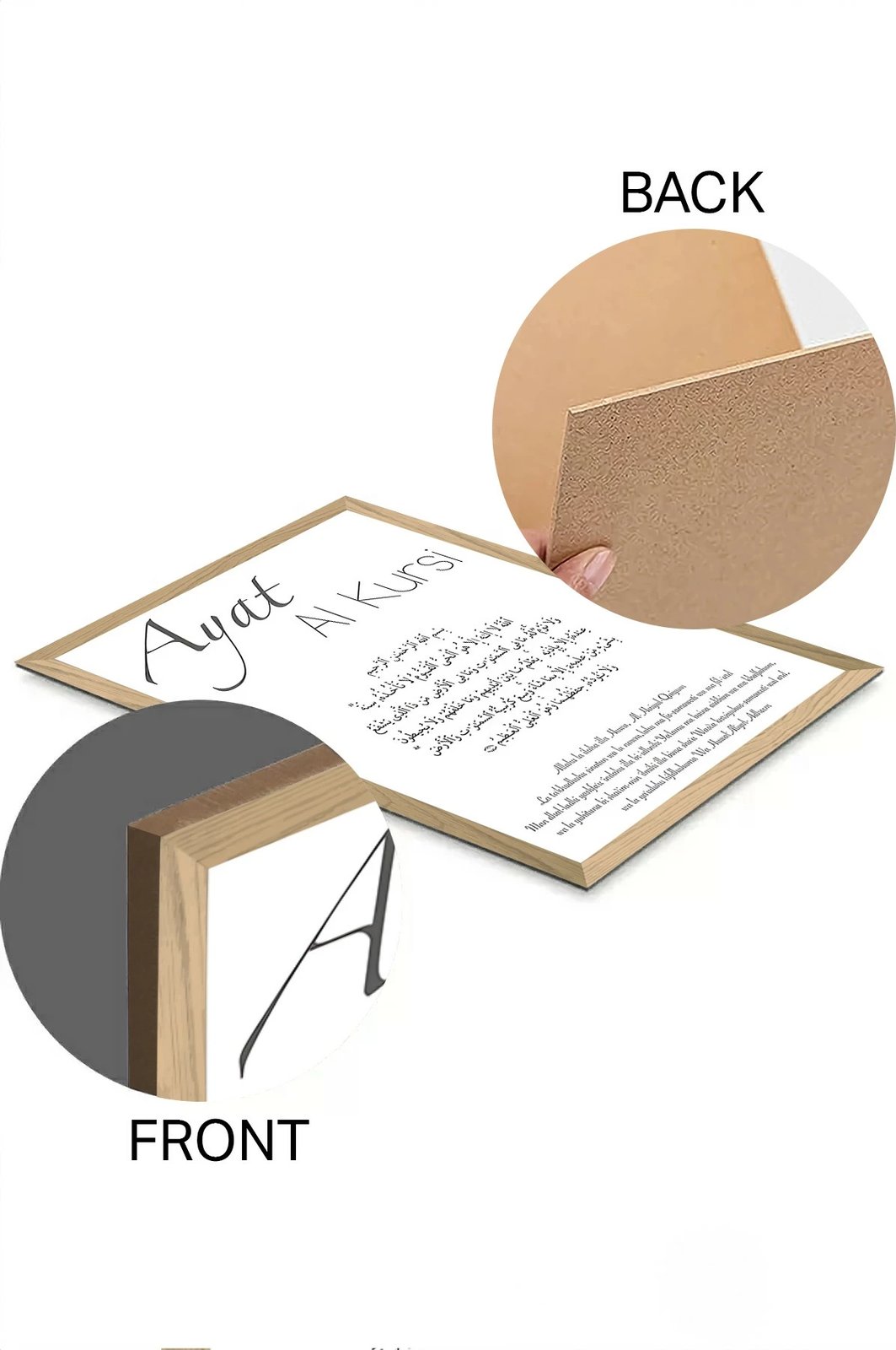 Set pikturash dekorative (3 copë), Wallity, Artsycllct5