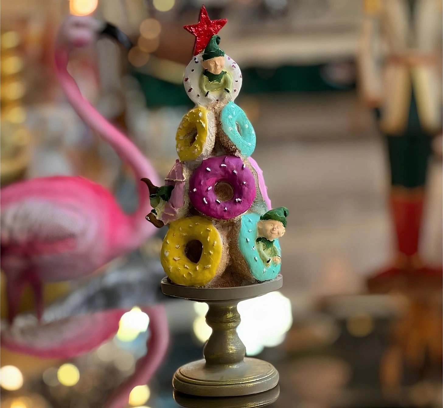 Objekt dekorativ Evila Originals, shumëngjyrësh, CY0684, 10x10x32cm Objekt dekorativ Evila Originals, shumëngjyrësh, CY0684, 10x10x32cm