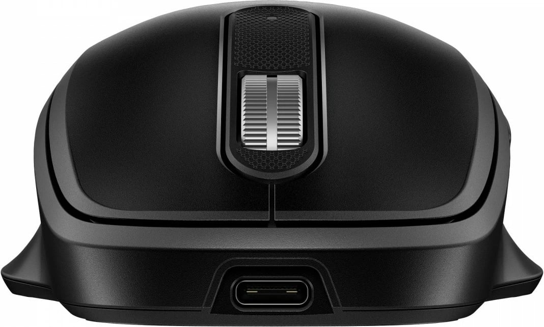 Maus wireless HP 510 (9C2F6AA#ABB), karikim ultra i shpejtë, superkondensator, 4000 DPI, 5 butona, marrës USB, USB-C, e zezë