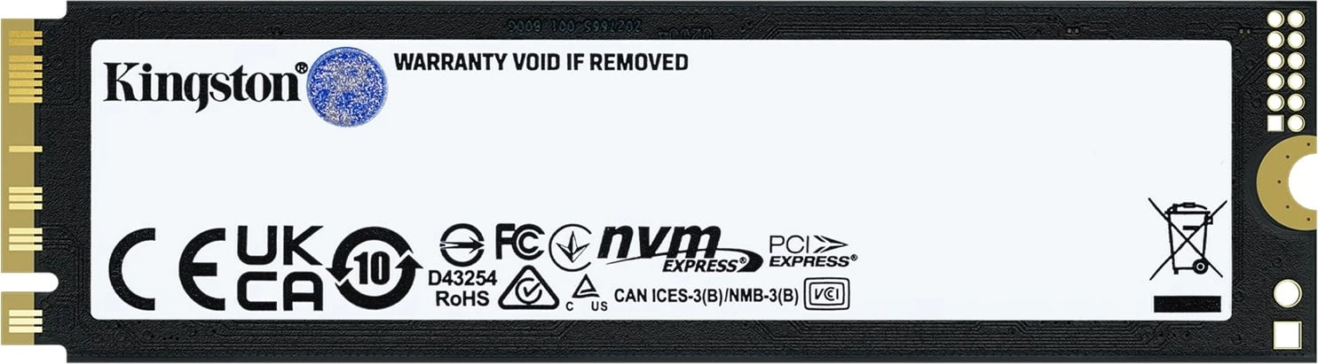 SSD Kingston FURY RENEGADE G5, 2TB, M.2 2280, NVMe PCIe 5.0, e zezë