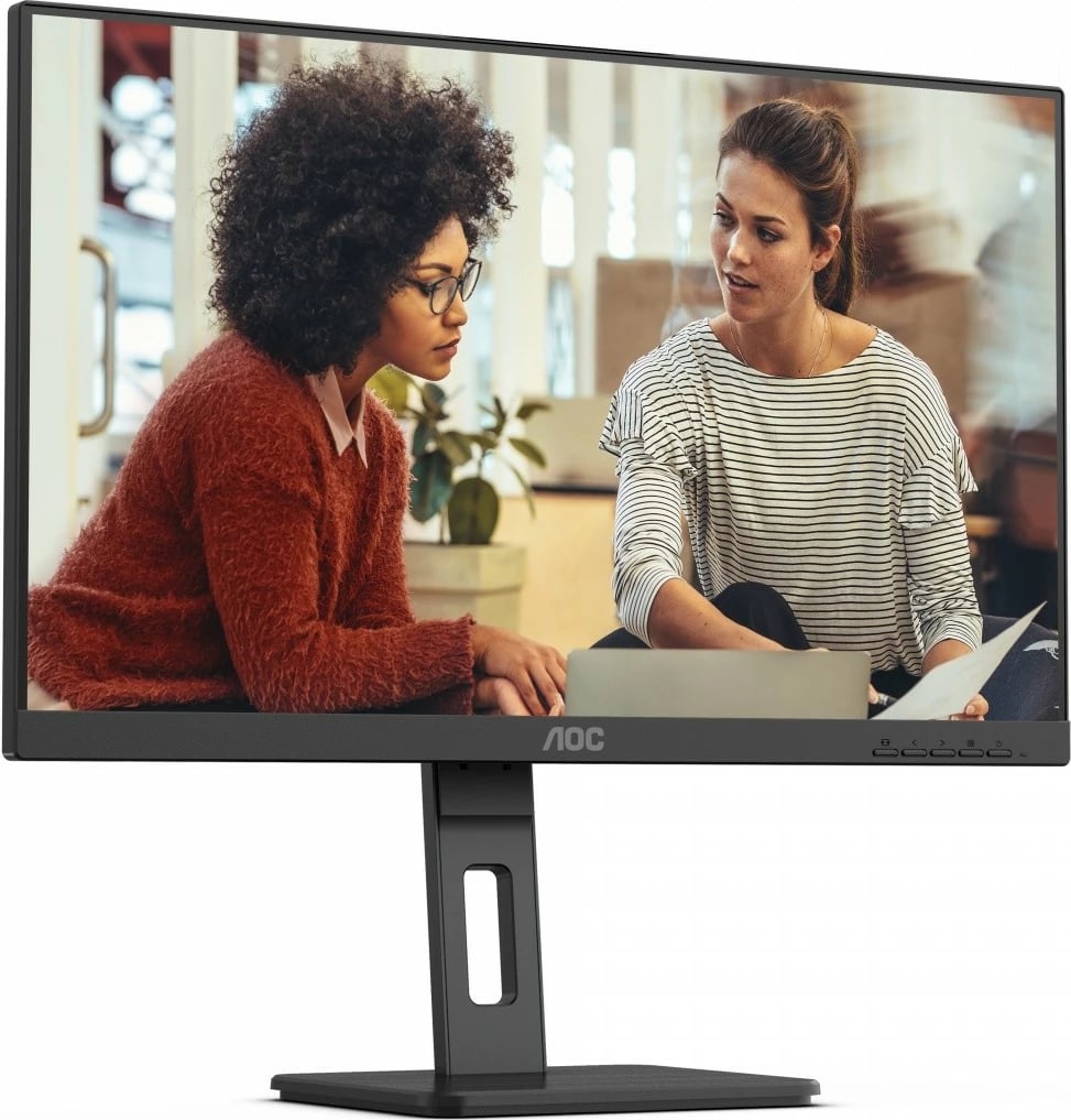 Monitor AOC 27E3QAF, 27", IPS, FHD, 75Hz, Pivot, Altoparlantë, i zi