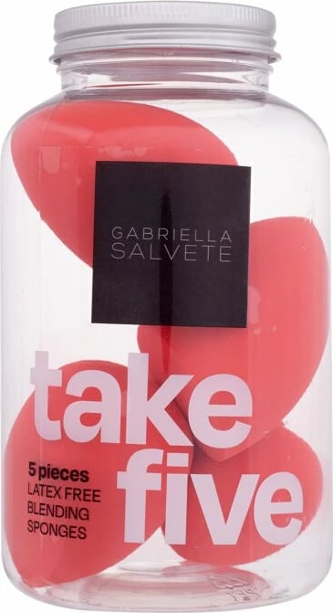 Aplikatorë për grim Gabriella Salvete Take Five për femra kuqe 5 copë
