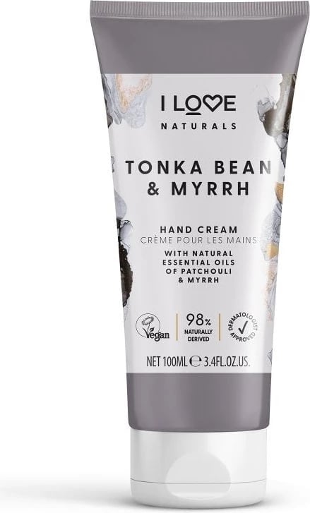 Krem për duar për femra I Love Naturals Tonka Bean & Myrrh 75ml