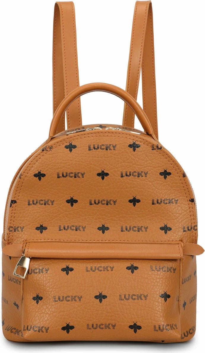 Çantë shpine Lucky Bees, ngjyrë tan, 338