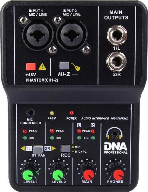 Mikser Audio Anallog, DNA Professional Mix 2
