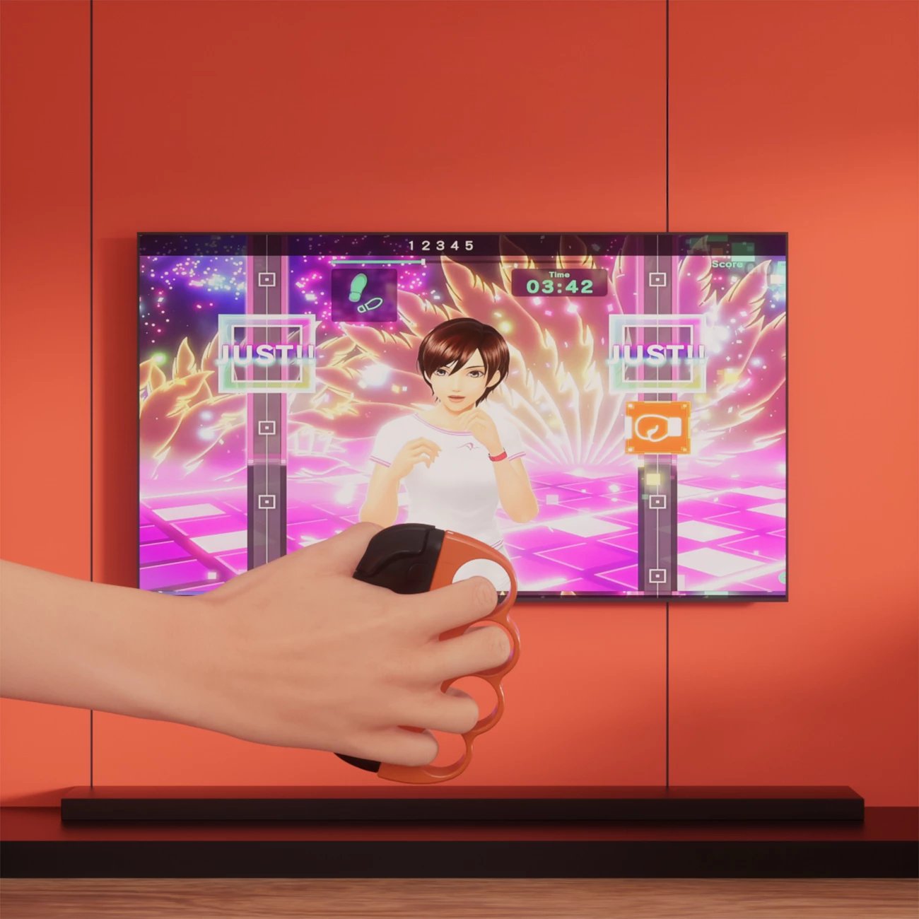 Set aksesorësh lojërash 23-në-1 për Nintendo Switch 2, Hurtel Family Accessory Pack 2, plastikë, portokalli e kaltër, set 23 pjesë