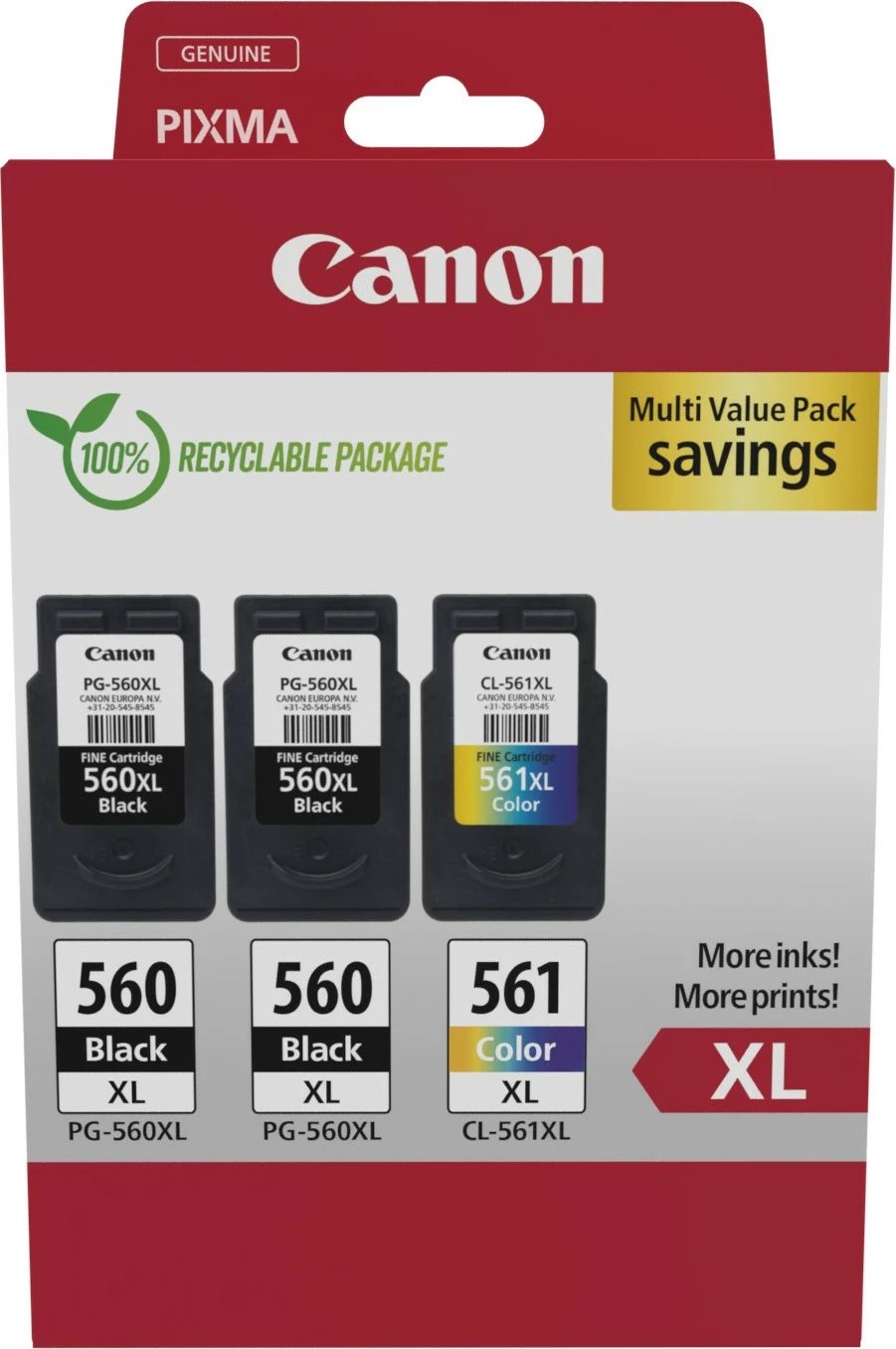 Toner Canon 3712C009, High (XL) Yield, 3 copë, Multi pack