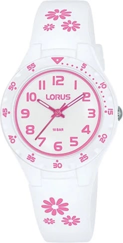 Orë dore për vajza Lorus RRX59GX9, e bardhë/rozë