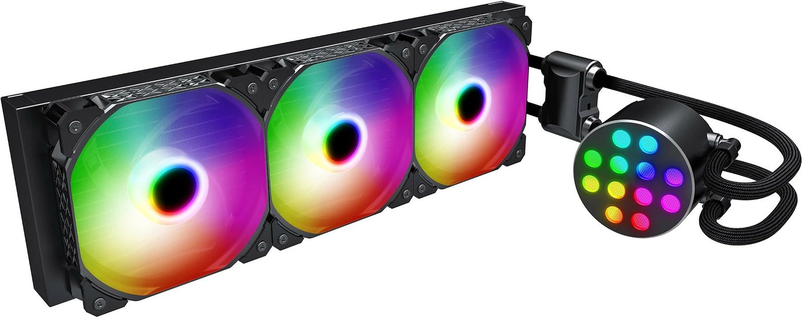 Ventilator Ftohës Me Ujë Për Kompjuter SAMA CY360mm black (Zezë)