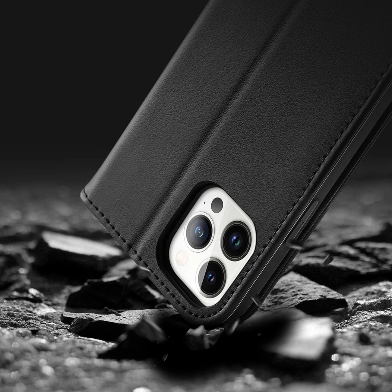 Mbështjellës Dux Ducis Hivo për iPhone 14 Pro Max, lëkurë natyrale, kafe Mbështjellës Dux Ducis Hivo për iPhone 14 Pro Max, lëkurë natyrale, kafe