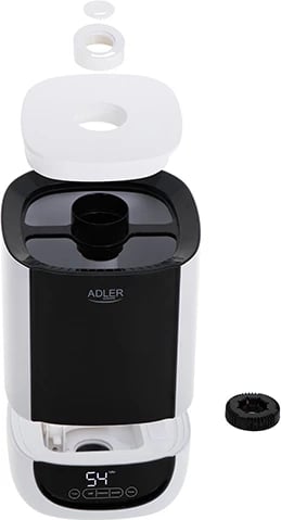 Lagështues ajri, Adler, AD 7966, 4.6L, ultrasonik, LCD, aromaterapi, bardhë/zi