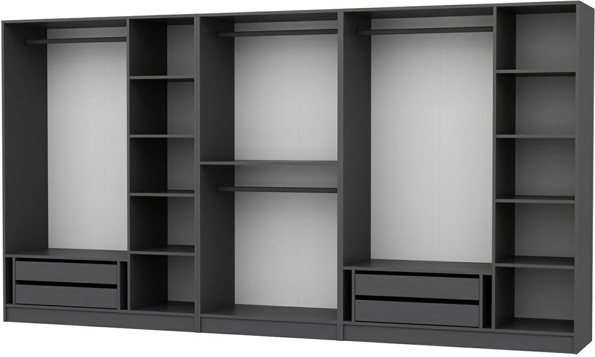 Dollap Skye Decor, ngjyrë antracit, Kale - 5048