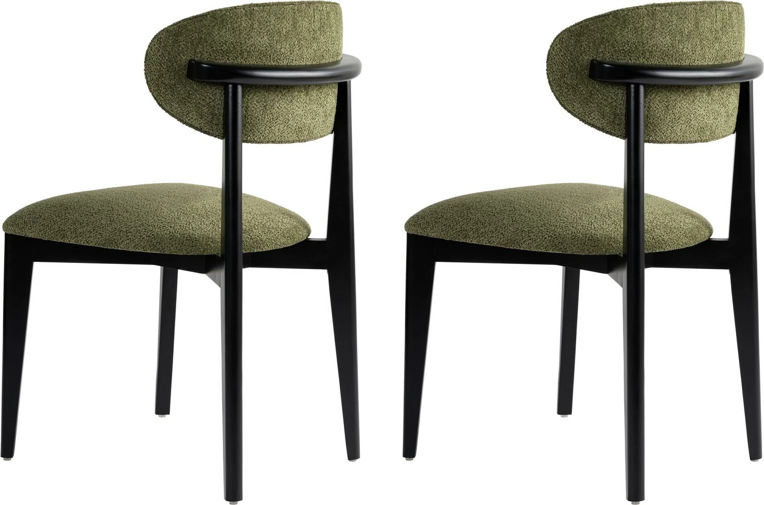 Set karrigesh (2 copë), Skye Decor, Lionte, e gjelbër, e zezë